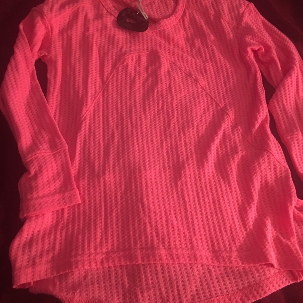 Girls pink long sleeve shirt size Large